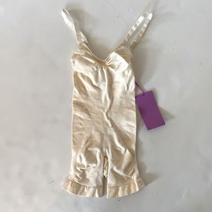 SKIMS x FENDI Cream Onesie Romper